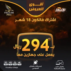 الصفحة الرئيسية 6 اشتراك فالكون 18 شهر — جهازان